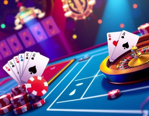Live blackjack table interface at bola88 alternatif showing bet placement and dealer cards